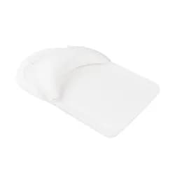 KikkaBoo Hrací deka pro hru na bříšku z paměťové pěny Airknit White