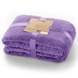 Restilo Deka z mikrovlákna DecoKing Toby fialová, velikost 70x150