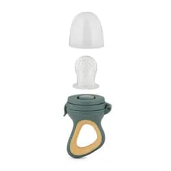 PETITE&MARS Dudlík silikonový na krmení Fruzi Green&Ochre 6m+ - PETITE&MARS Dudlík silikonový na krmení Fruzi Green&Ochre 6m+
