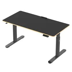 Elektricky výškově stavitelný stůl pro děti PULSAR — 120 cm, černá