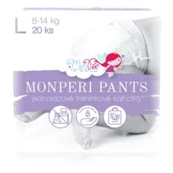 MonPeri Pants L 8–14kg - 20ks (velikost 4)EKO Jednorázové plenkové kalhotky (velikost 4)