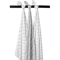 Meyco Pleny 3-balení Block stripe grey