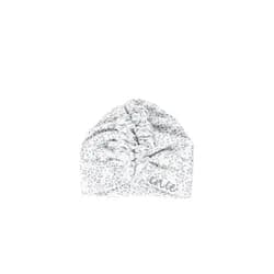enie baby Turban - dětská čepice 0-3m Grey Leaves