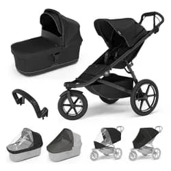 THULE Dvojkombinace 7v1 Urban Glide 3 + korba + příslušenství 2026 - Black
