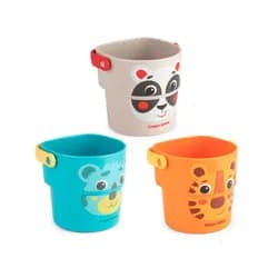 Canpol babies Kyblíky do vody HELLO LITTLE 3 ks