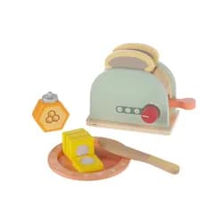 ZOPA Dřevěný toaster set - Wood