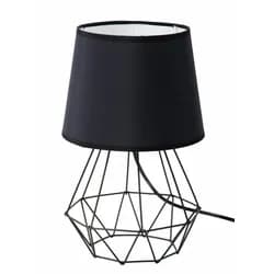 Bodek Stolní lampa Diamond se stínidlem 2v1- ČERNÁ