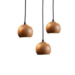 FRANDSEN - Závěsná lampa BALL WOOD
