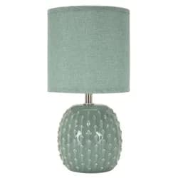 Mauro Ferretti Stolní lampa Pontus 27 cm tyrkysová