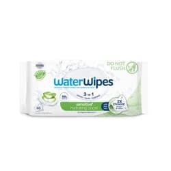 WATERWIPES Ubrousky vlhčené Hydrating clean with aloe vera 3in1 60 ks - 60 ks