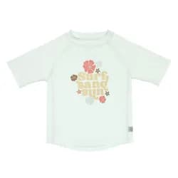 Lässig Splash Short Sleeve Rashguard flowers sea foam 13-18 mo.