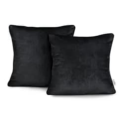Restilo Povlaky na polštáře AmeliaHome Velvet Piping černé, velikost 45x45