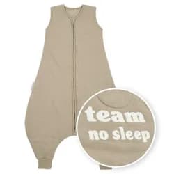 Meyco Jumper 80 cm Slub TEAM NO SLEEP - Taupe/offwhite