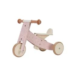 Little Dutch Odrážedlo tříkolka dřevěná Pink
