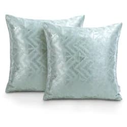 Restilo Sada dvou povlaků na polštář AmeliaHome Glamour Navia šedo-zelená, velikost 45x45*2