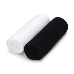 T-Tomi Mušelínové BIO pleny 2ks - Black + White