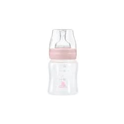 KikkaBoo Kojenecká láhev 120ml 0m+ Hippo Dreams Pink