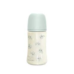 Suavinex Kojenecká láhev POETRY 270ml FYZIOL PRŮTOK M - modrá
