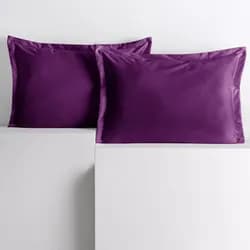 Restilo Povlaky na polštáře AmeliaHome Velvet Side Si švestkové, velikost 50x70