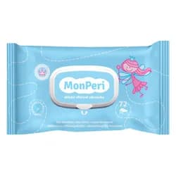 MonPeri dětské vlhčené EKO ubrousky 72ks