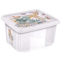KEEEPER Úložný box s víkem 24l "Bambi" - Transparent