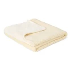 Little Dutch Deka pletená / fleece 70x100 cm Pure Soft White