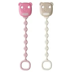 b.box Silikonový klip na dudlík, 2 ks - blush/vanilla