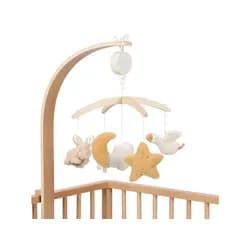 Little Dutch Hudební kolotoč dřevěný Newborn Naturals