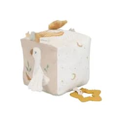 Little Dutch Kostka textilní s aktivitami Newborn Naturals