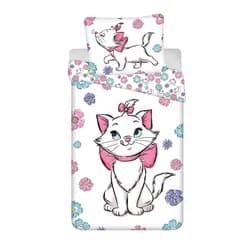 Jerry Fabrics Bavlněné povlečení 140x200 + 70x90 cm - Marie Cat "Floral"