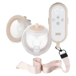 Canpol babies Dvojitá elektrická hands-free odsávačka mateřského mléka do podprsenky MilkShell