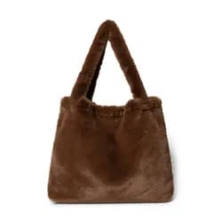 Studio Noos Faux Fur MOM BAG Brown