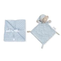 Interbaby DEKA MĚKKÁ KULIČKY + PŘÍTULKA 80x110 modrá