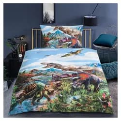 TP 3D povlečení 140x200+70x90 Dinosaur
