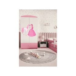 Kocot kids Dětská skříň Babydreams 90 cm princezna a poník růžová