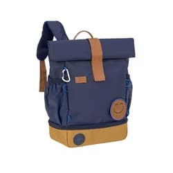 LÄSSIG Mini Rolltop dětský batoh Little Gang navy