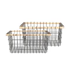 Hnědý kožený pouf Fringe XL - Ø 80*20 cm HKLIVING