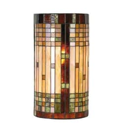 Nástěnná lampa Tiffany Amsterdam - 20*11*36 cm 2x E14 / Max 40W Clayre & Eef