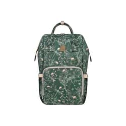 KikkaBoo Přebalovací batoh Siena Luxe Secret Garden Deep Green