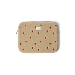 Studio Noos Teddy Hearts obal na Laptop 15´ Ecru Hearts