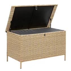 DEOKORK Ratanový úložný box MALIBU 116x69x68 cm (béžovo-hnědá)