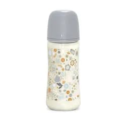 Suavinex Kojenecká láhev WONDERLAND 360ml FYZIOL PRŮTOK L - LIBERTY MODRÁ