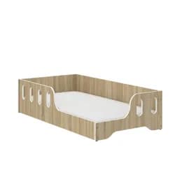 WD Dětská postel MONTESSORI COCO 140 x 70 cm, Sonoma Orientace: Levé provedení