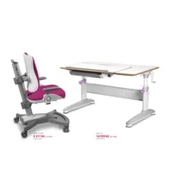 Dětský set MyChamp EXPERT - růžový, set židle + stůl Mayer