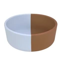 Lässig Bowl Silicone Happy Rascals Smile sky blue