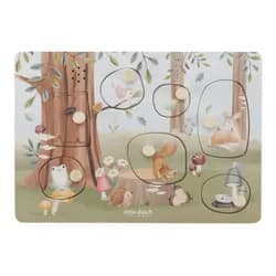 Little Dutch Vkládací puzzle se zvukem Forest Friends