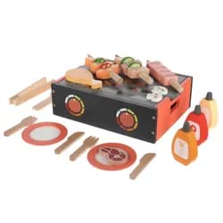 ZOPA Dřevěný BBQ gril set - Gril