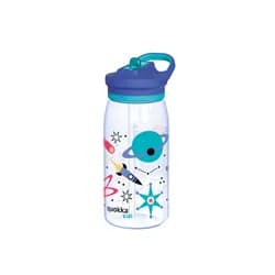 Quokka Plastová láhev s pítkem Glow Kids Space 580 ml