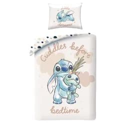 Halantex Bavlněné povlečení 140x200 + 70x90 cm - Lilo and Stitch "Bedtime"
