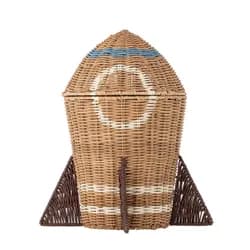 Úložný ratanový koš výška 35 cm SPACE Bloomingville - přírodní